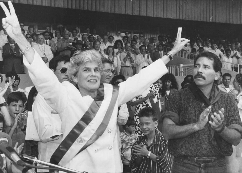 1990: First female president of the Americas is elected